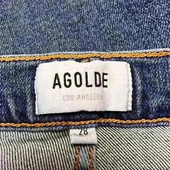 Agolde Sophie Ankle Mid Rise Skinny Jeans Size 28 - Picture 7 of 9